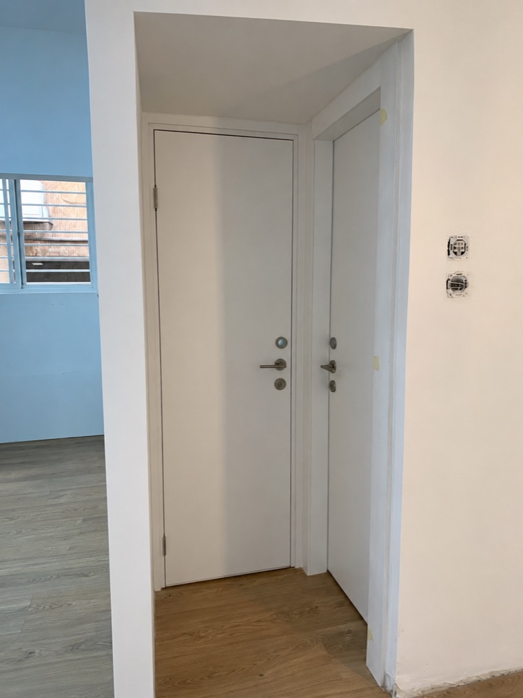 אחרי ההתקנה — דלת קימביר מותקנת